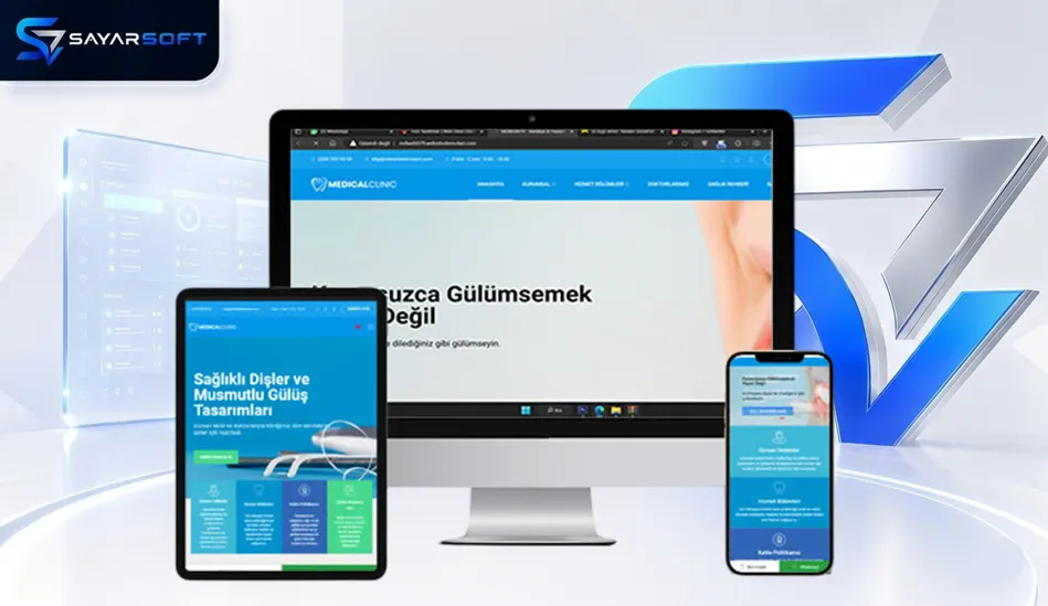 Hastane ve Klinik Web Sitesi Paketi