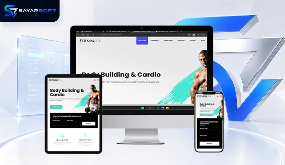 Fitness  GYM Saloon Web  Sitesi 
