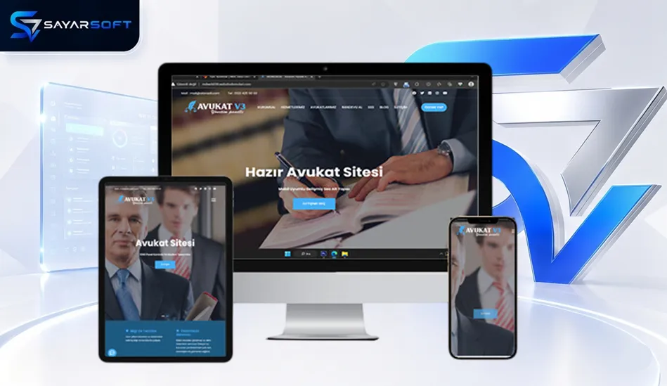 Hazır Avukatlık ve Hukuk Bürosu Web Sitesi Paketi