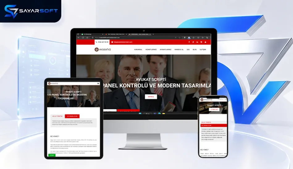 Hazır Avukatlık Hukuk ve Danışmanlık Web Sitesi Paketi