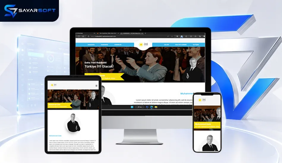 Hazır İYİ Parti Aday Web Sitesi Paketi