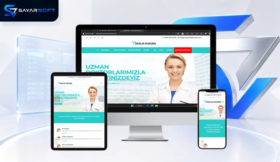 Hazır Psikolog  Poliklinik Web Sitesi Paketi
