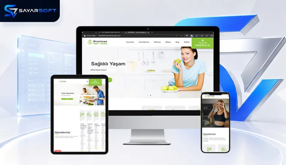 Hazır Diyetisyen Web Sitesi Paketi