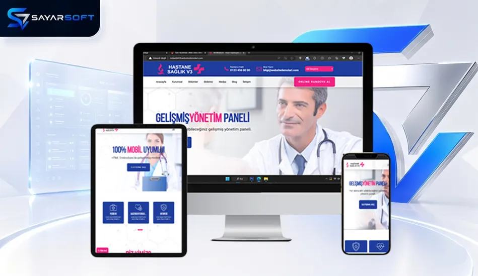 Hazır Psikolog ve Diyetisyen Web Sitesi Paketi