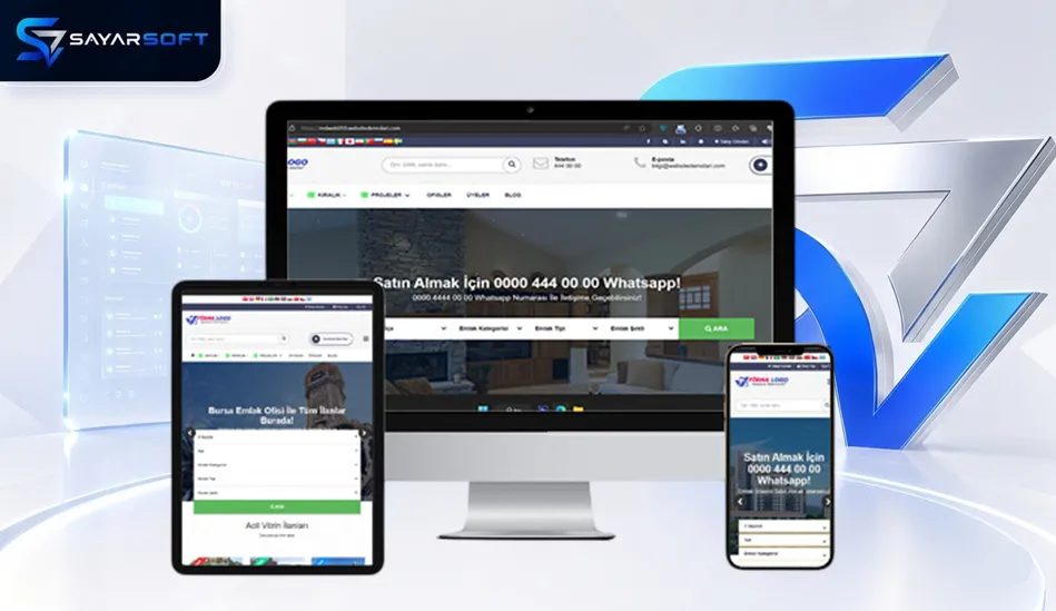 Hazır Emlak Web Sitesi Paketi
