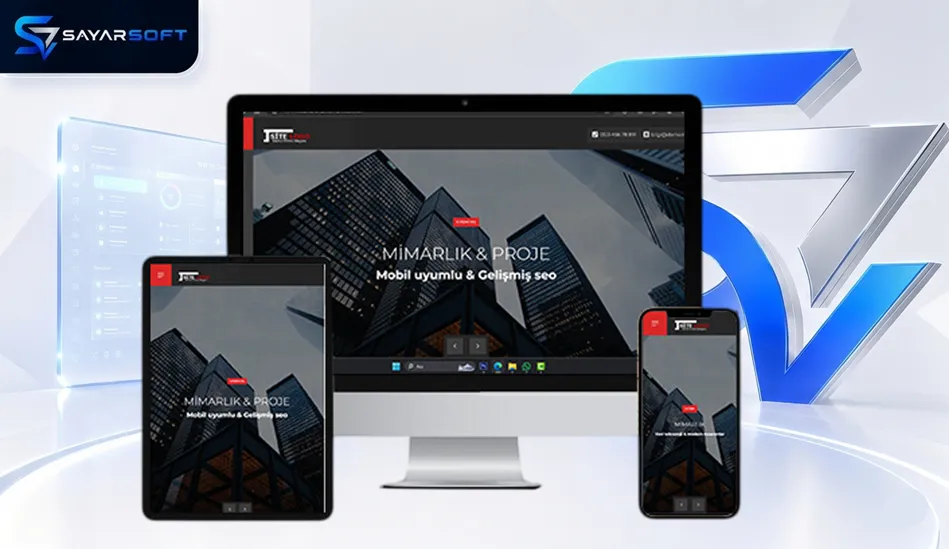  İnşaat Hazır Web Sitesi Paketi