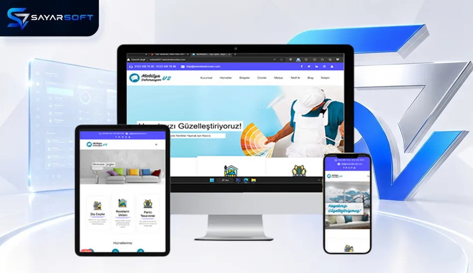 Dış Cephe Dekorasyon Hazır Web Sitesi Paketi